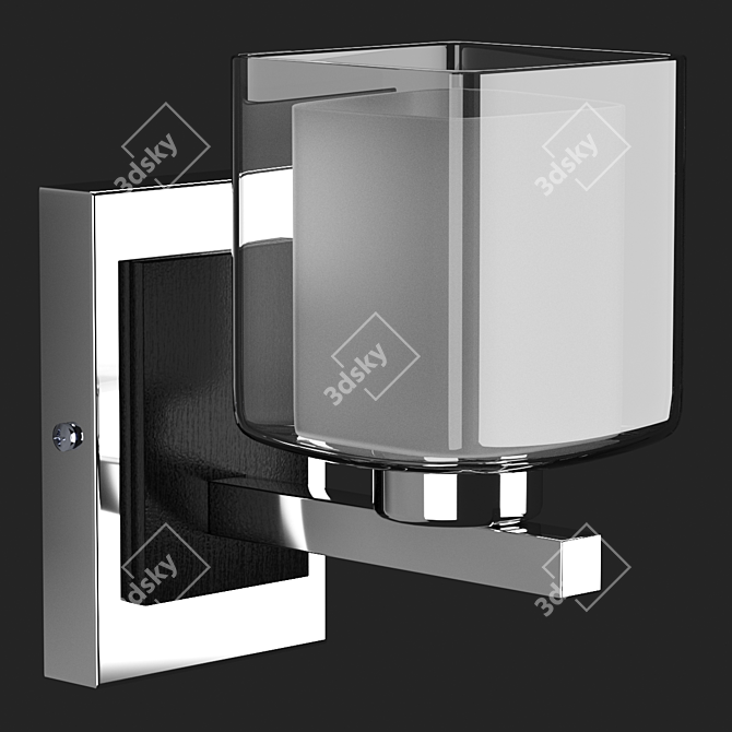 Alfa Square Modern Wall Light 3D model image 3