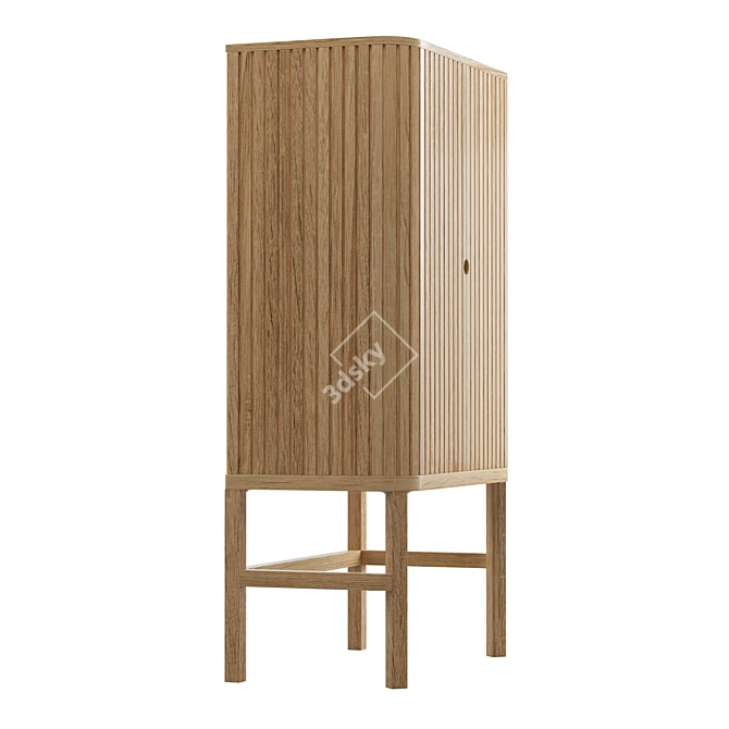 Juliette Bar Cabinet: Luxe Entertaining 3D model image 3