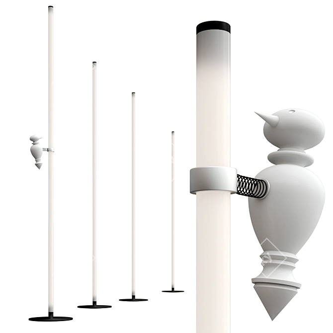 Accipicchio Floor Lamp 2020 Design 3D model image 1