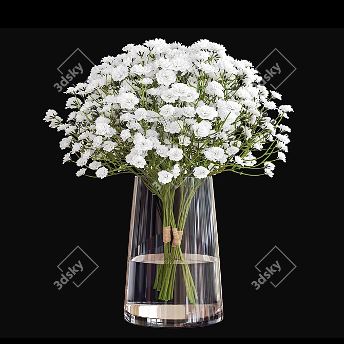 Vibrant Gypsophila 3D Model Plugin 3D model image 3