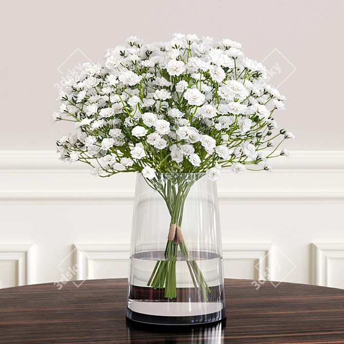 Vibrant Gypsophila 3D Model Plugin 3D model image 4