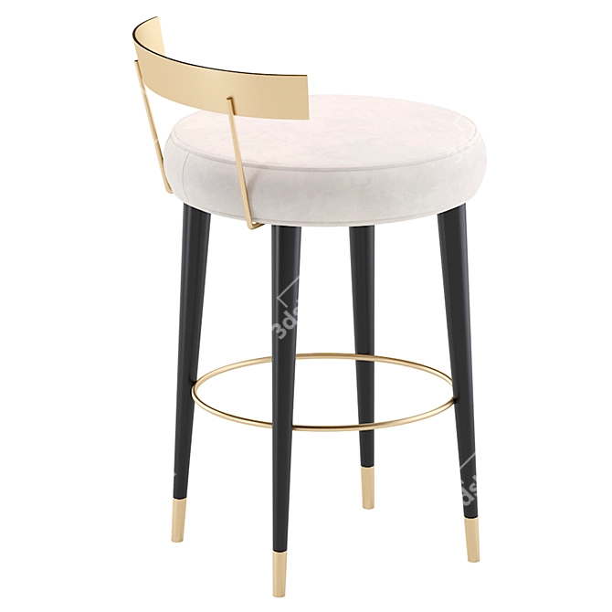 SAN TROPE Bar Stool Set 3D model image 4