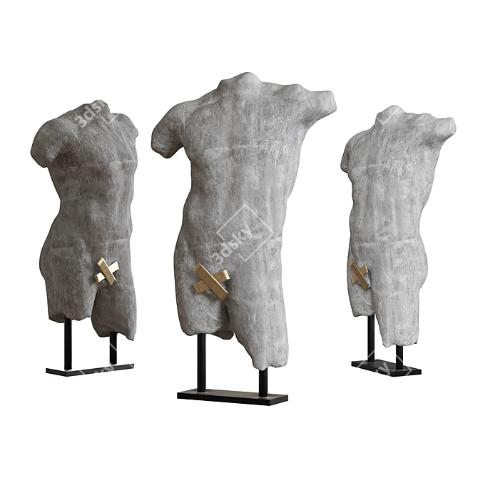 Sculpt Body 02: High-Quality 3D Model 3D model image 6