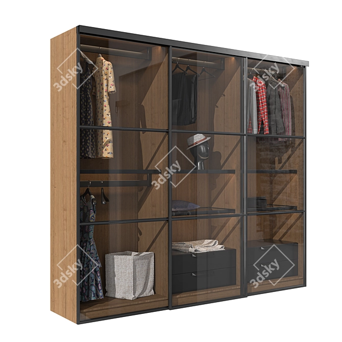 Convertible Edit Poly Cupboard 3D model image 3