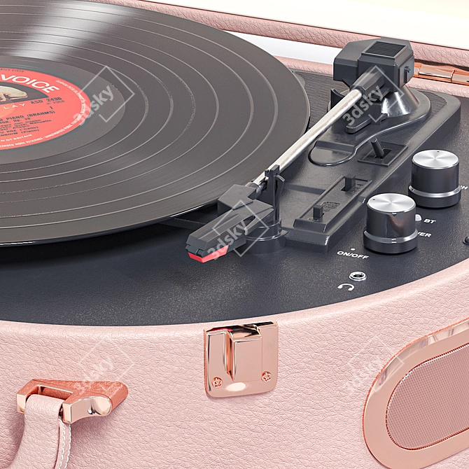 Vinyl Record Player Movie 3D model image 3