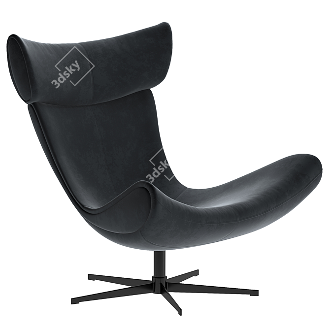 Elegant Imola Armchair 3D model image 1