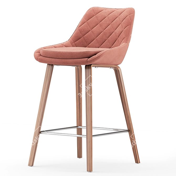 Joan Bar Stool Eight Colors 3D model image 2