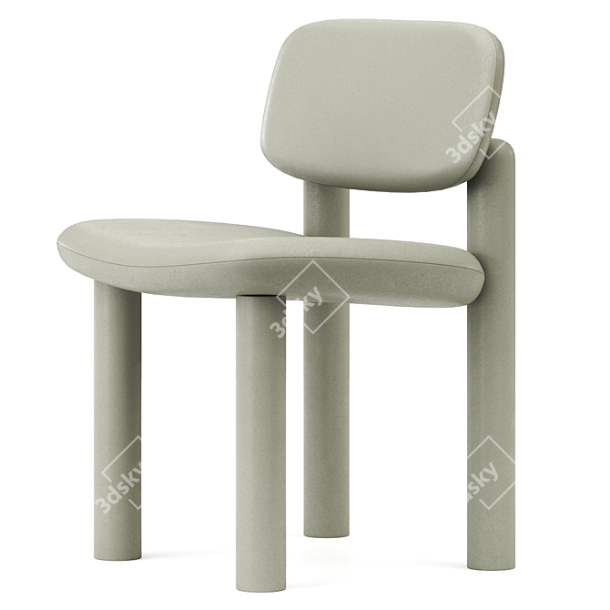  Driade Tottori Leather Armchair 3D model image 1