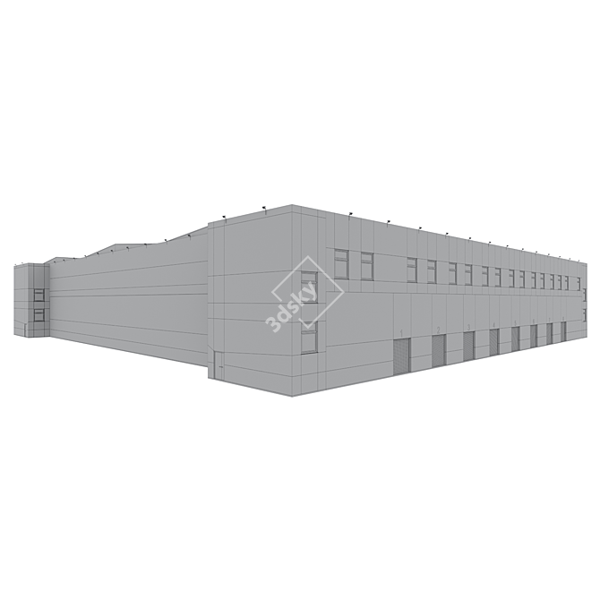 Integrated Logistics Hub 3D model image 3