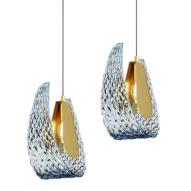 Luminous Lucia Pendant Light 3D model image 1