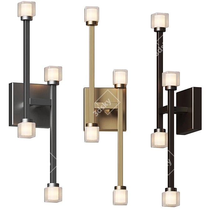 Modern Design LED Wall Sconce 3D model image 1