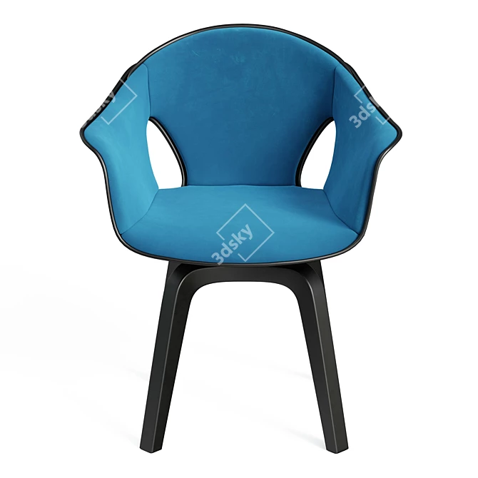 Elegant Laura Chair 3D model image 5