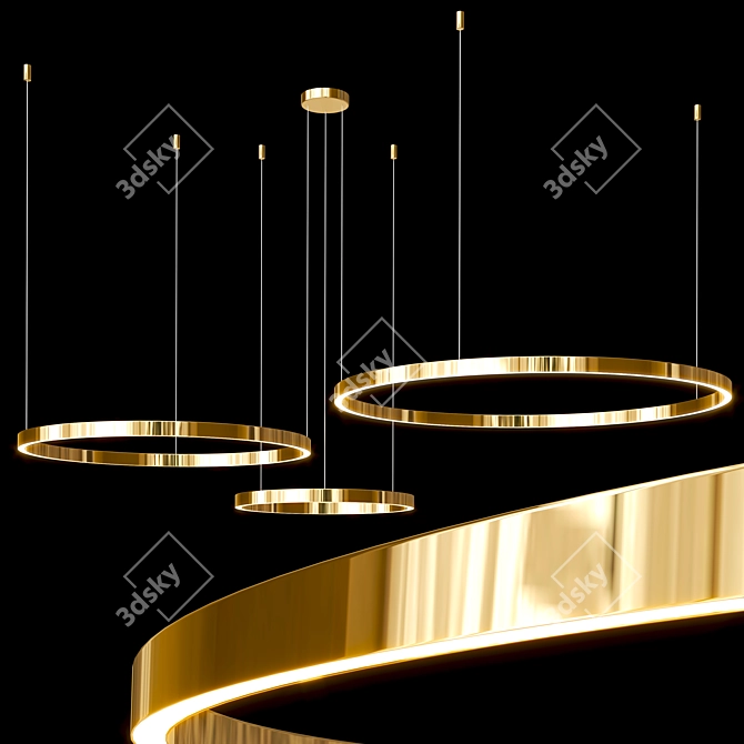 Modern Cruise LED Lamp 3D model image 3