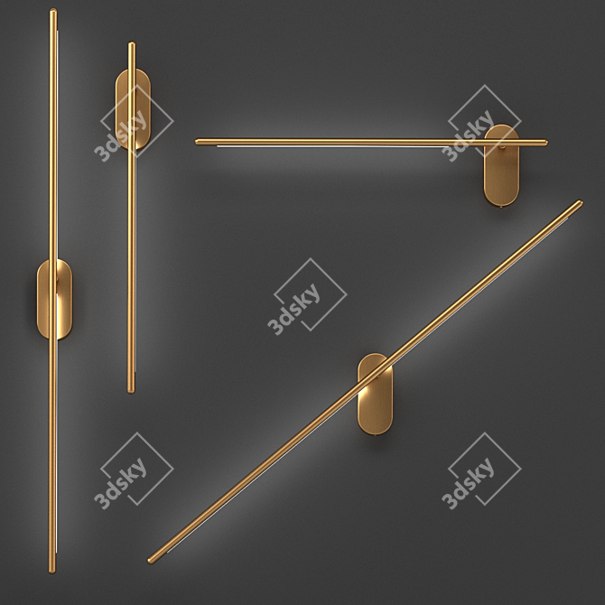  Dual Height CROSH Lamp Set 3D model image 1