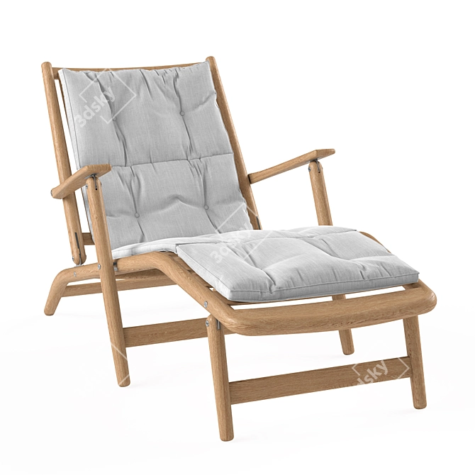 Roda Levante LongChair 3D Model 3D model image 11