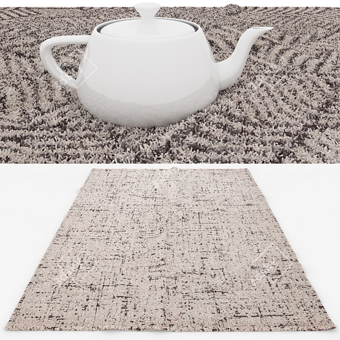 Variety of Quality Rugs Set 3D model image 3