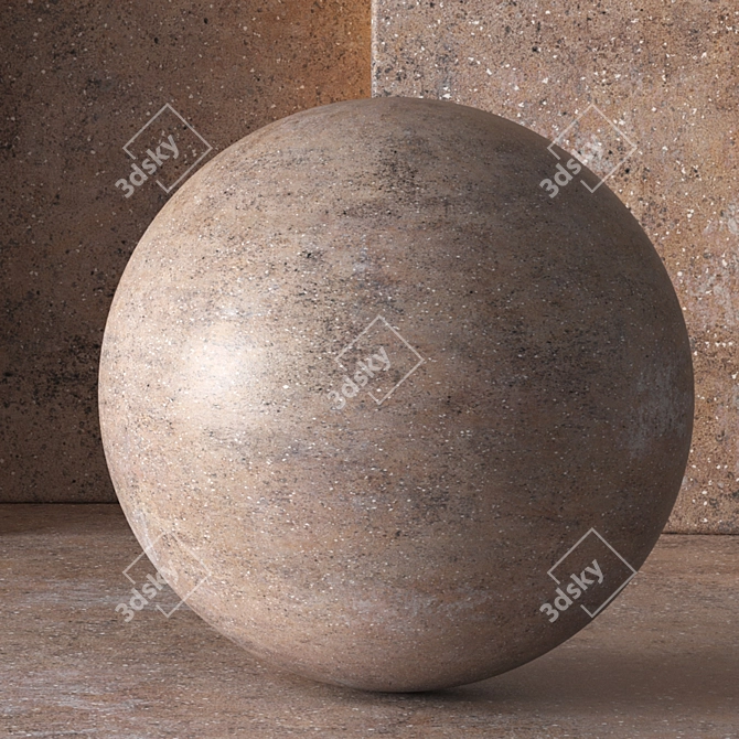 High-Res Plaster Material Pack 3D model image 3