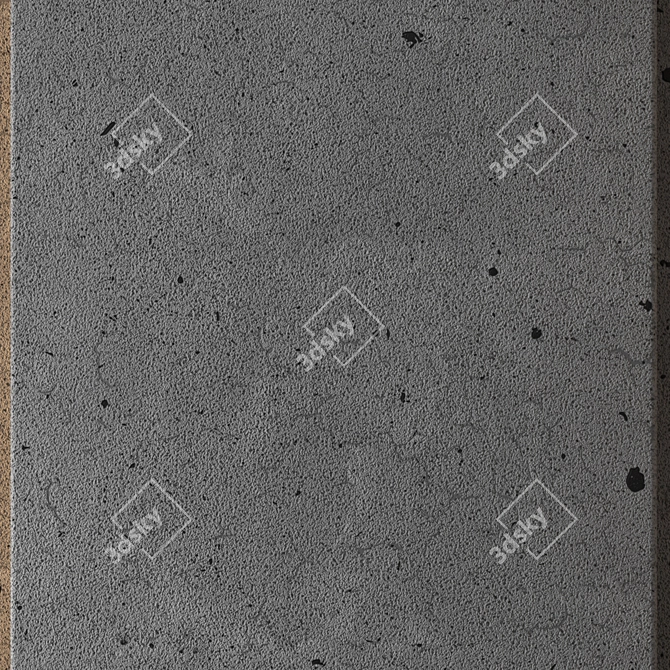 Seamless Plaster Material 8K Texture 3D model image 5