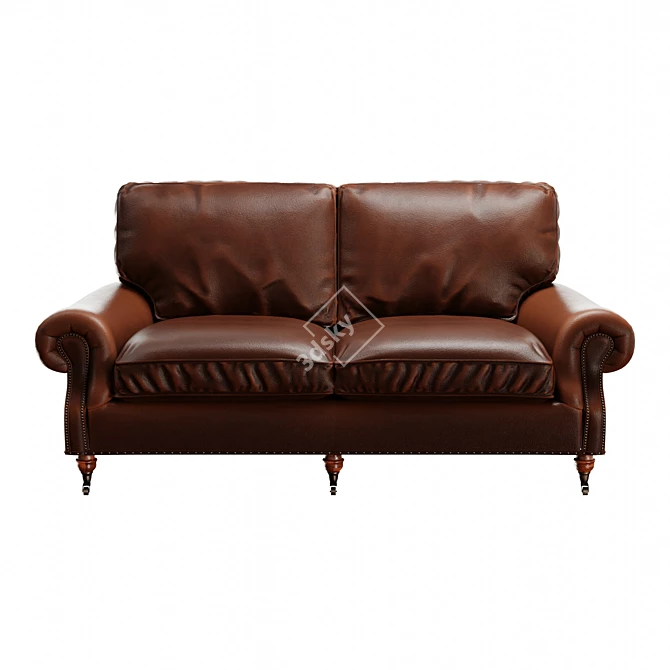 Heritage Design Balmoral Sofa 3D model image 2