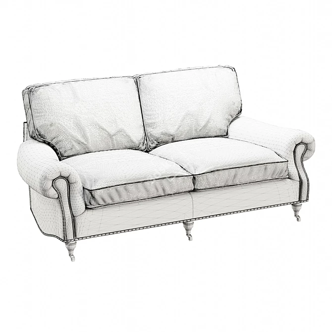 Heritage Design Balmoral Sofa 3D model image 6