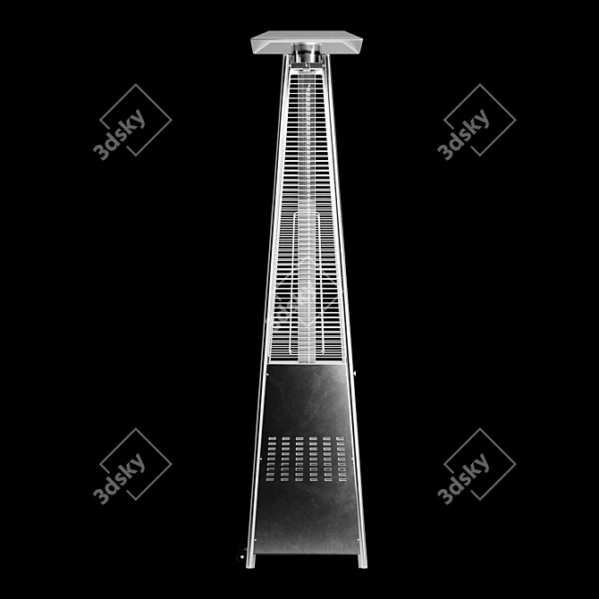 Propane Pyramid Patio Heater: 42,000 BTU 3D model image 3