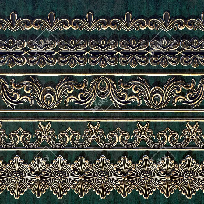 Versatile Ornamental Trim Set 3D model image 3