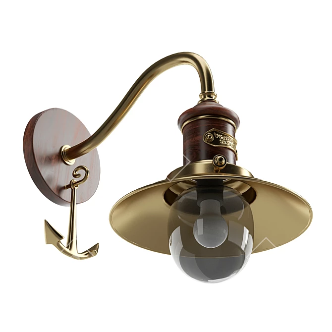 Adelaide Sconce in Aged Copper 3D model image 4