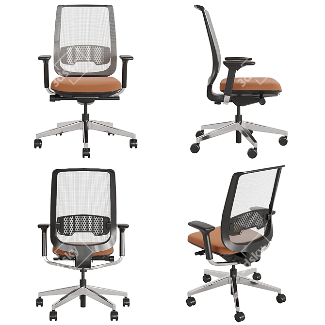 Steelcase Reply Air Single Model 3D model image 1