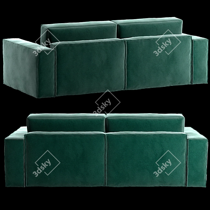 Emerald Happy Sofa 3D model image 2