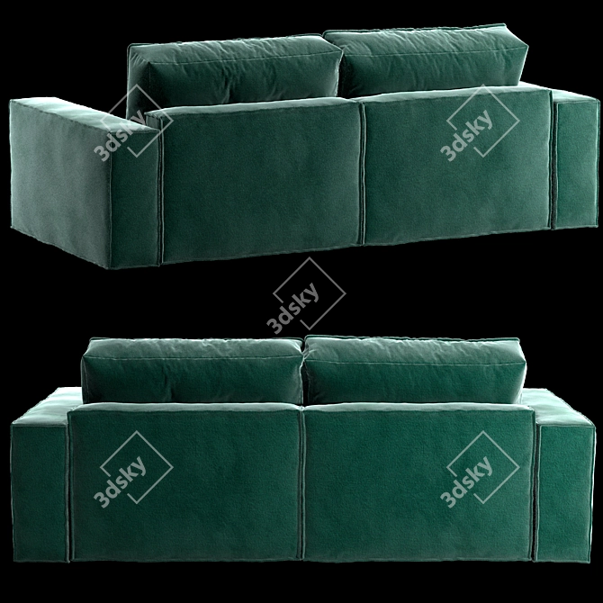 Emerald Happy Sofa 3D model image 5