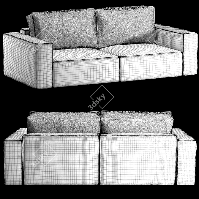 Emerald Happy Sofa 3D model image 6