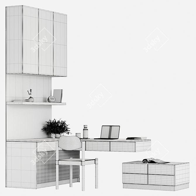 Versatile Workstation Solution 3D model image 4