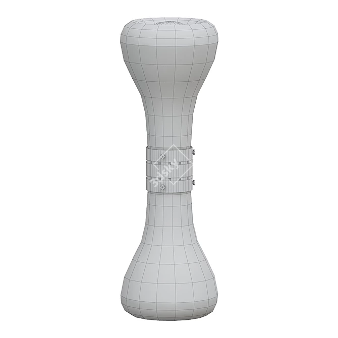 Italian Murano Glass Floor Lamp 3D model image 2