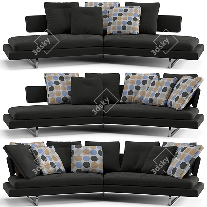 B&B Italia Arne Modern Sofa 3D model image 1