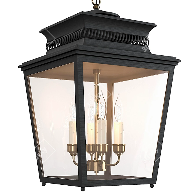 Piedmont Lantern | Vintage Style Lighting 3D model image 1