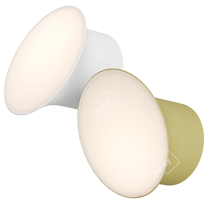 Ecran In & Out Wall Light 3D model image 1