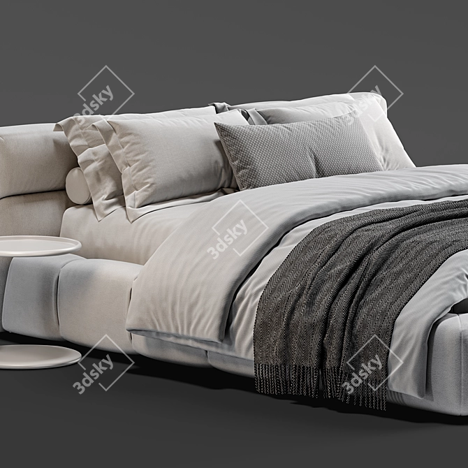 B&B Italia Tufty Bed 3D Model 3D model image 2