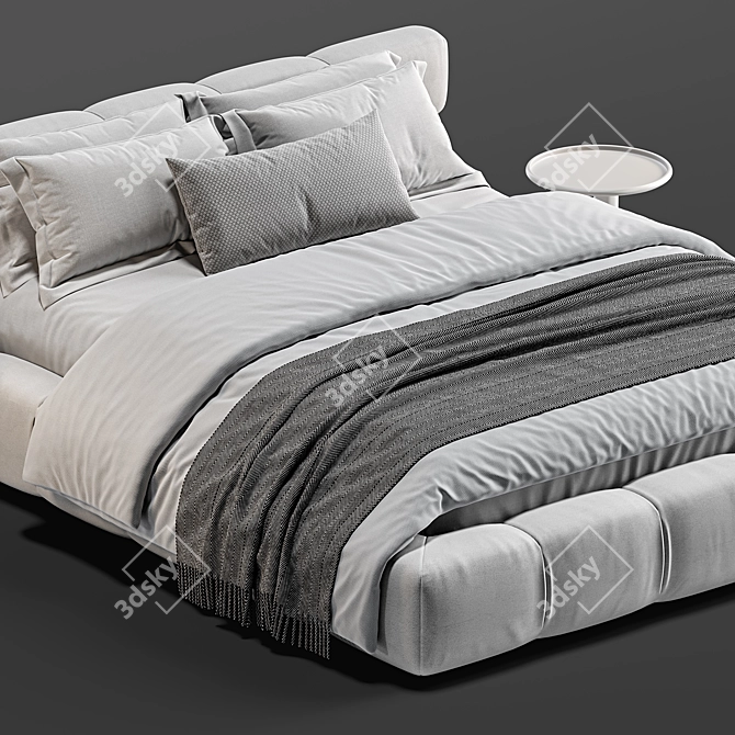 B&B Italia Tufty Bed 3D Model 3D model image 3