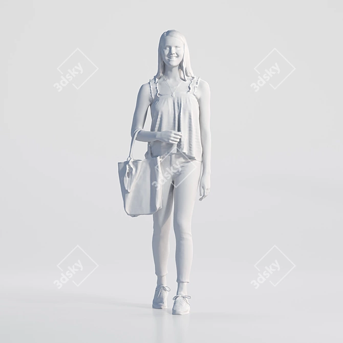 3D Character Model Bundle Max 3D model image 4