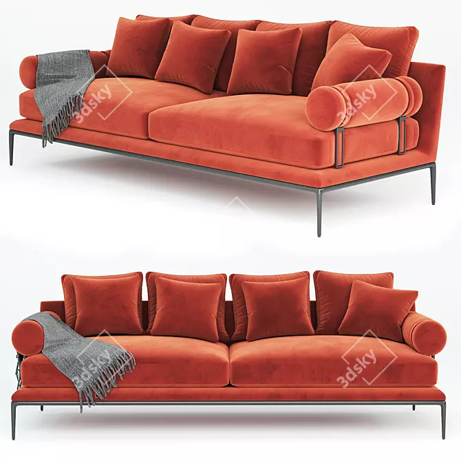 Contemporary Atoll Sofa 2017 3D model image 1