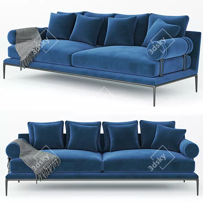 Contemporary Atoll Sofa 2017 3D model image 2