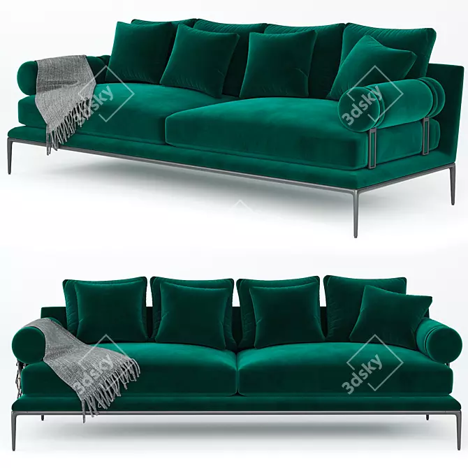 Contemporary Atoll Sofa 2017 3D model image 3