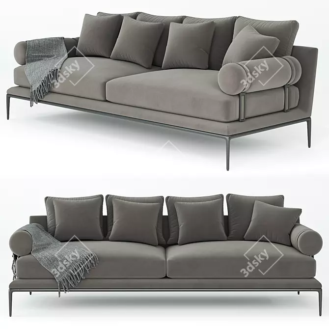 Contemporary Atoll Sofa 2017 3D model image 4