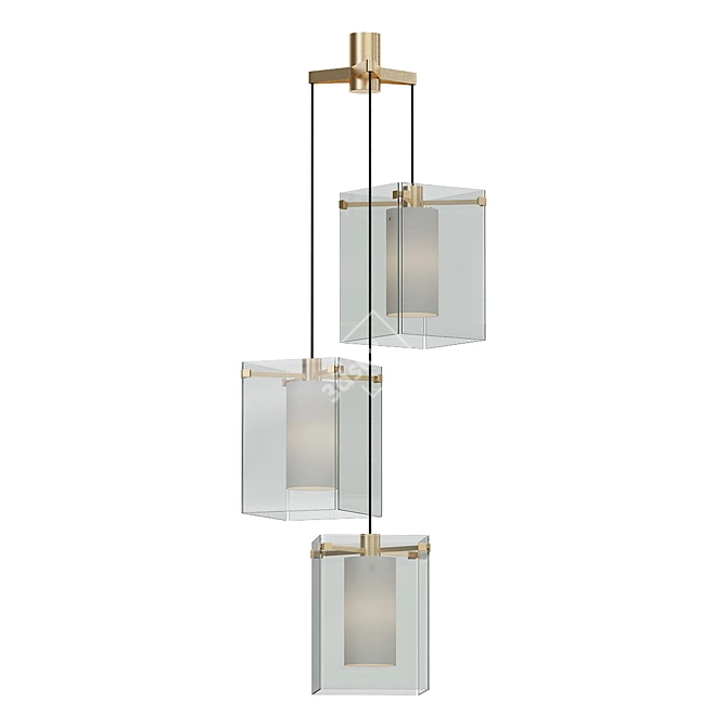 Elegant Max Ingrand Chandelier 3D model image 1