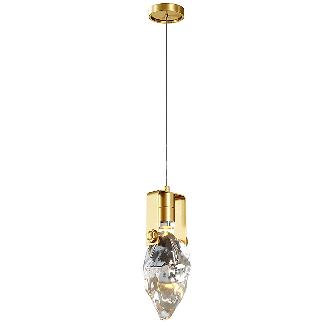 Sleek Bastian Pendant Light 3D model image 2