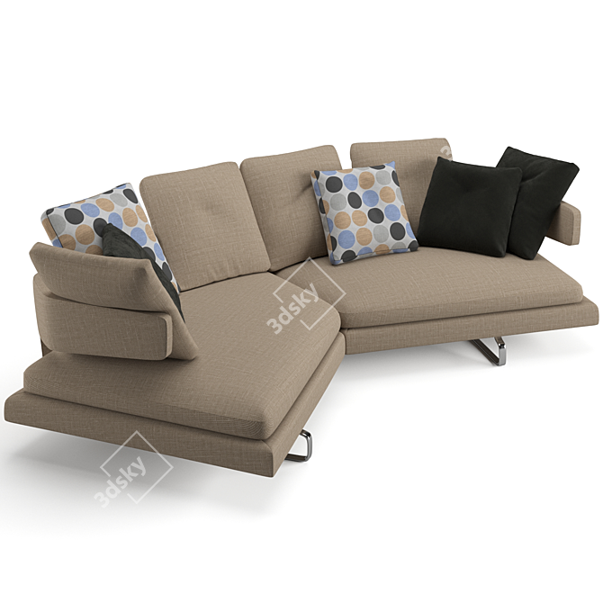 B&B Italia Arne Modern Sofa 3D model image 2