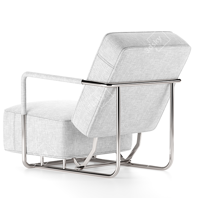 Modern Minimalist ABC Armchair Design 3D model image 4