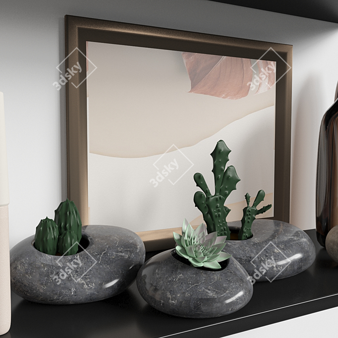 Modern Decor Set 2015 3D model image 3