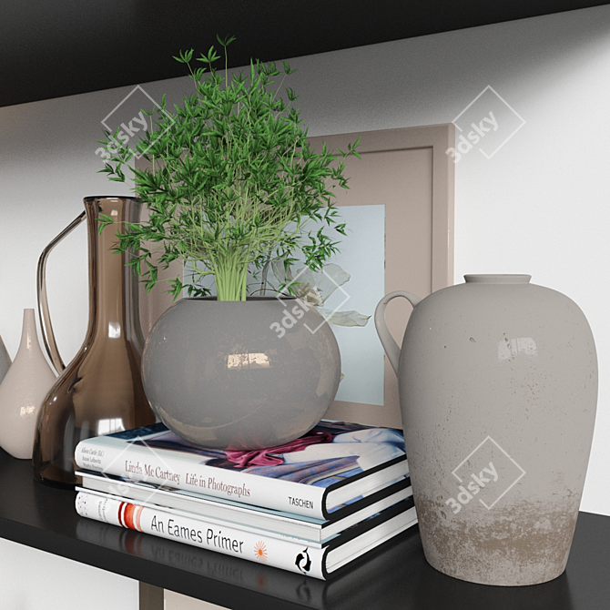 Modern Decor Set 2015 3D model image 4