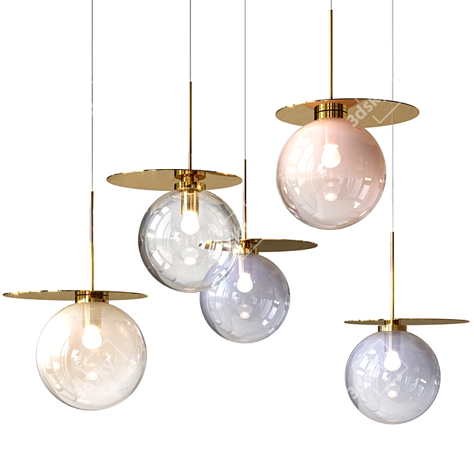 Glamourous Bomma Umbra Pendant Light 3D model image 1